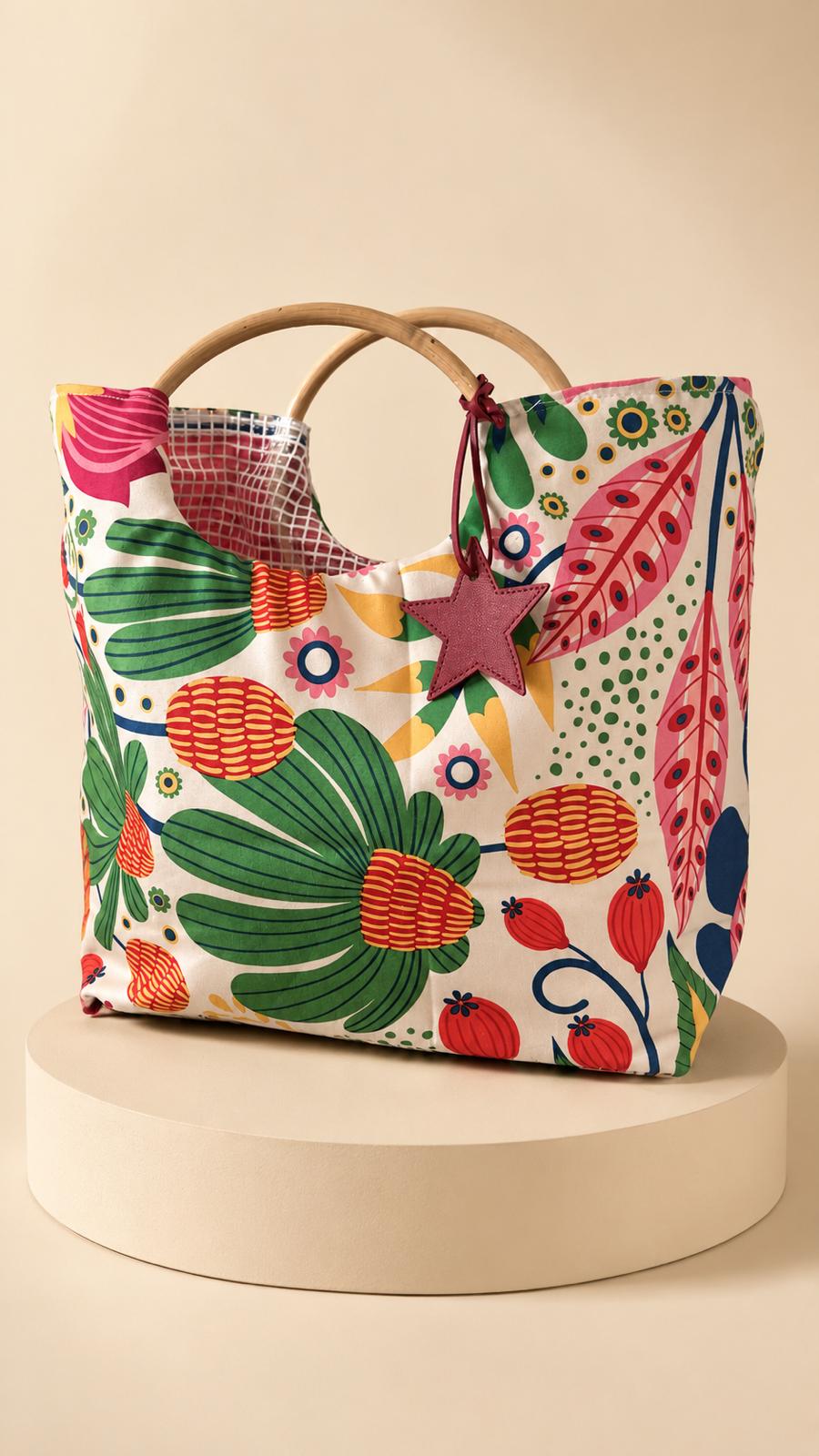 ★ Sac à main coton épais - Frédérique